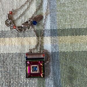 Firefly crystal necklace